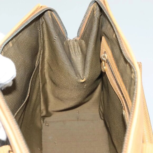 FENDI Zucca Canvas Hand Bag 2way Brown Black Auth bs27918 - Picture 12 of 16